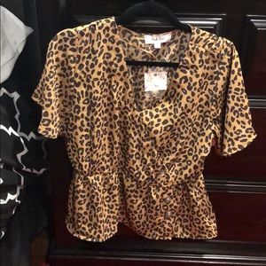 Leopard blouse